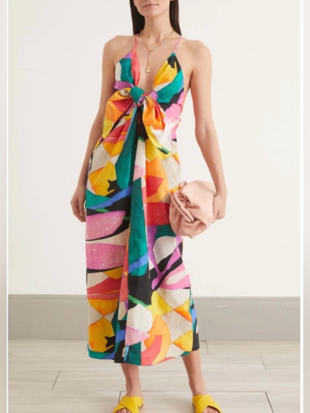 Mara Hoffman Lolita Multicolor Maxi Dress, Size XS